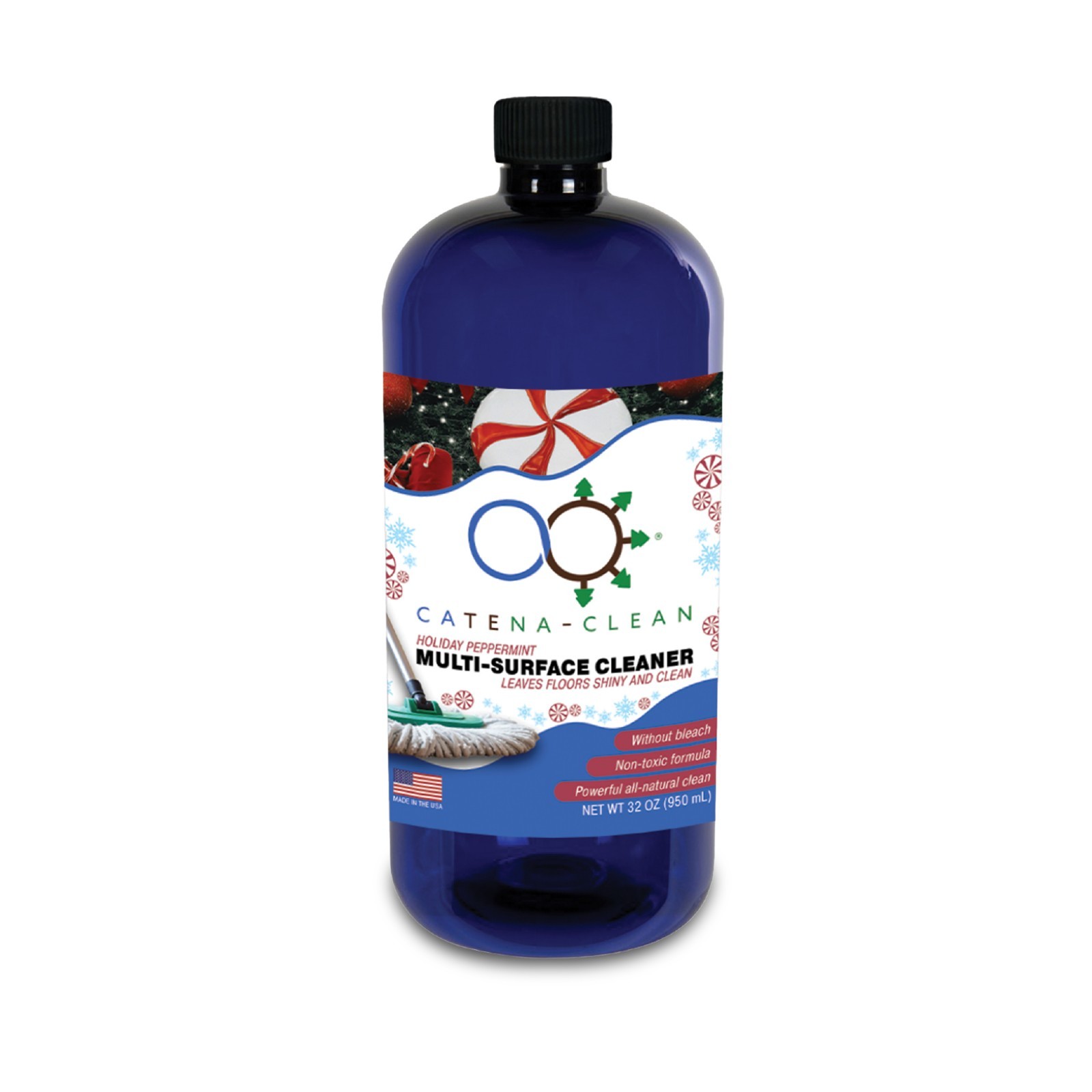 All-Natural Peppermint Scented Mop Cleaner (1 Pack) – Streak-Free Floor Cleaning