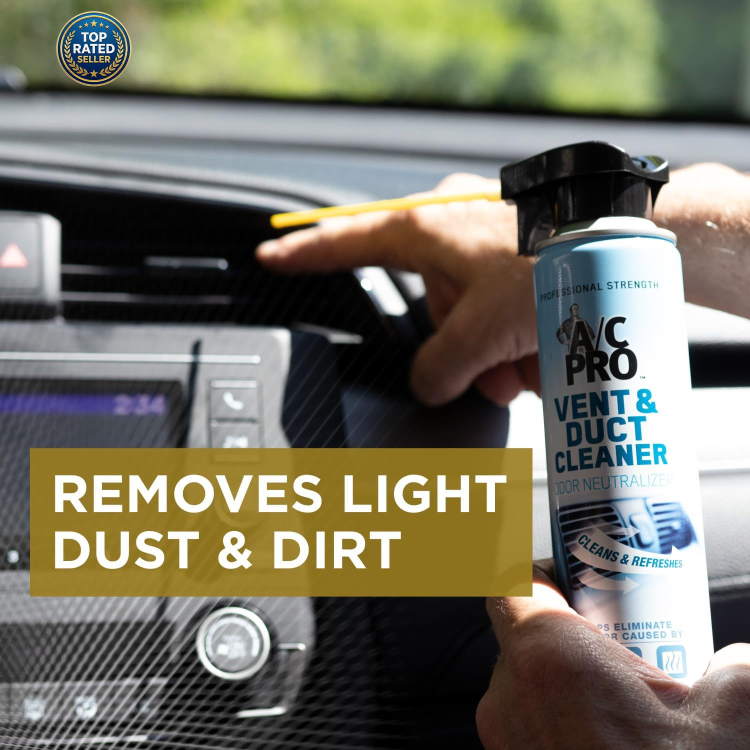 AUTO_ACCESSORY A C Pro Vent Duct Cleaner Odor Neutralizer for Automotive HVAC