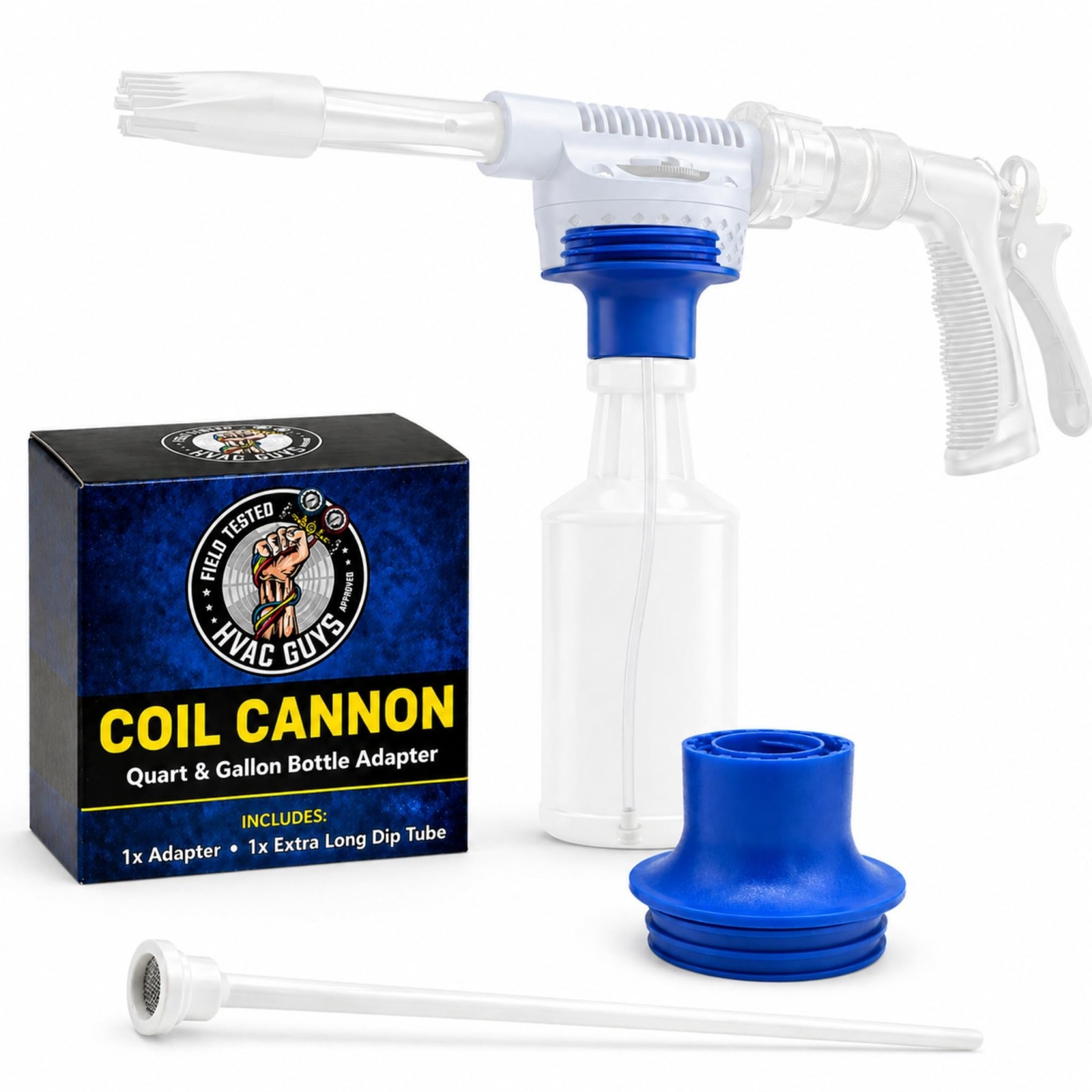 Guys Coil Cannon | AC Coil Cleaner Automatic Foaming Mixing Sprayer | Compatible