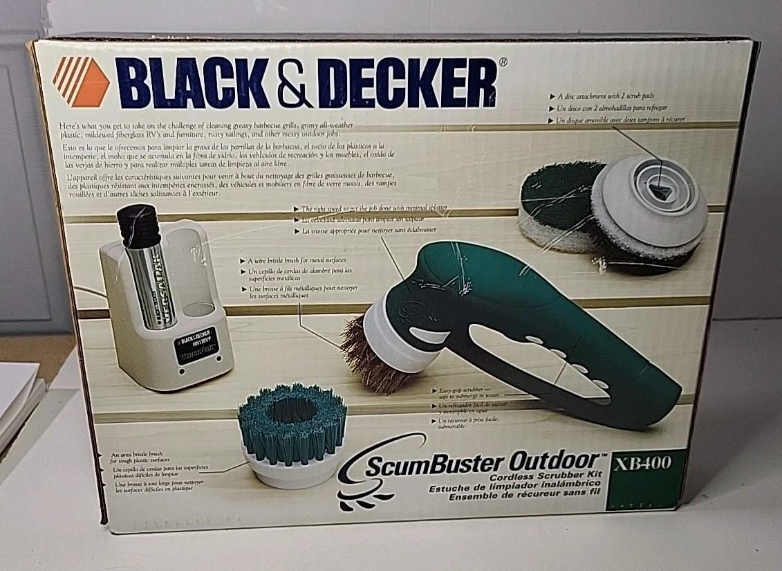 Black and Decker ScumBuster Indoor/Outdoor Power Scrubber XB400
