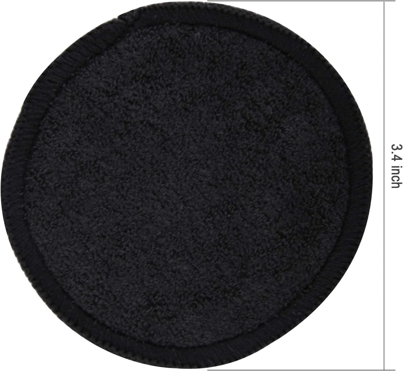 24 Pieces Reble Cotton Rounds Bla Makeup Remover Pads Layers