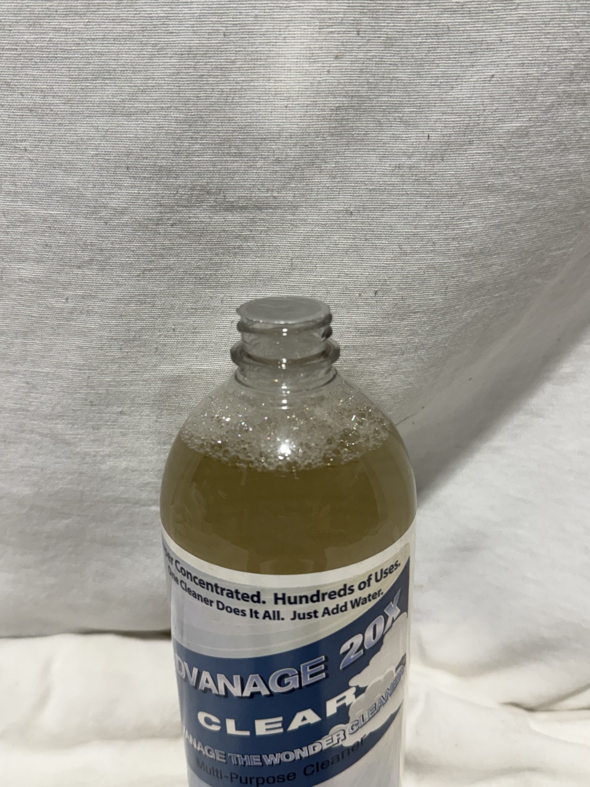 Advanage 20X Clear Multi Purpose Cleaner Ultra Concentrate Grease Stains Mold