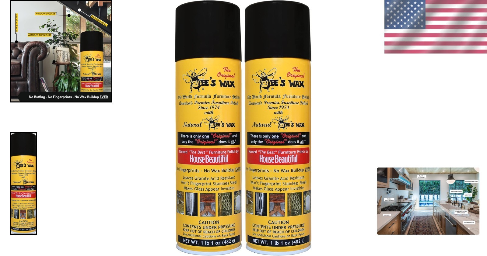 Effortless Shine with Old World Formula Polish – 17oz x 2, For Various Surfaces