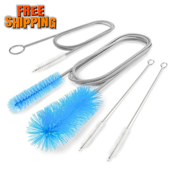 Flexible Drain Brush, 66 Inch Long Double Ended Hose Pipe and 58 Inch Tube Clean