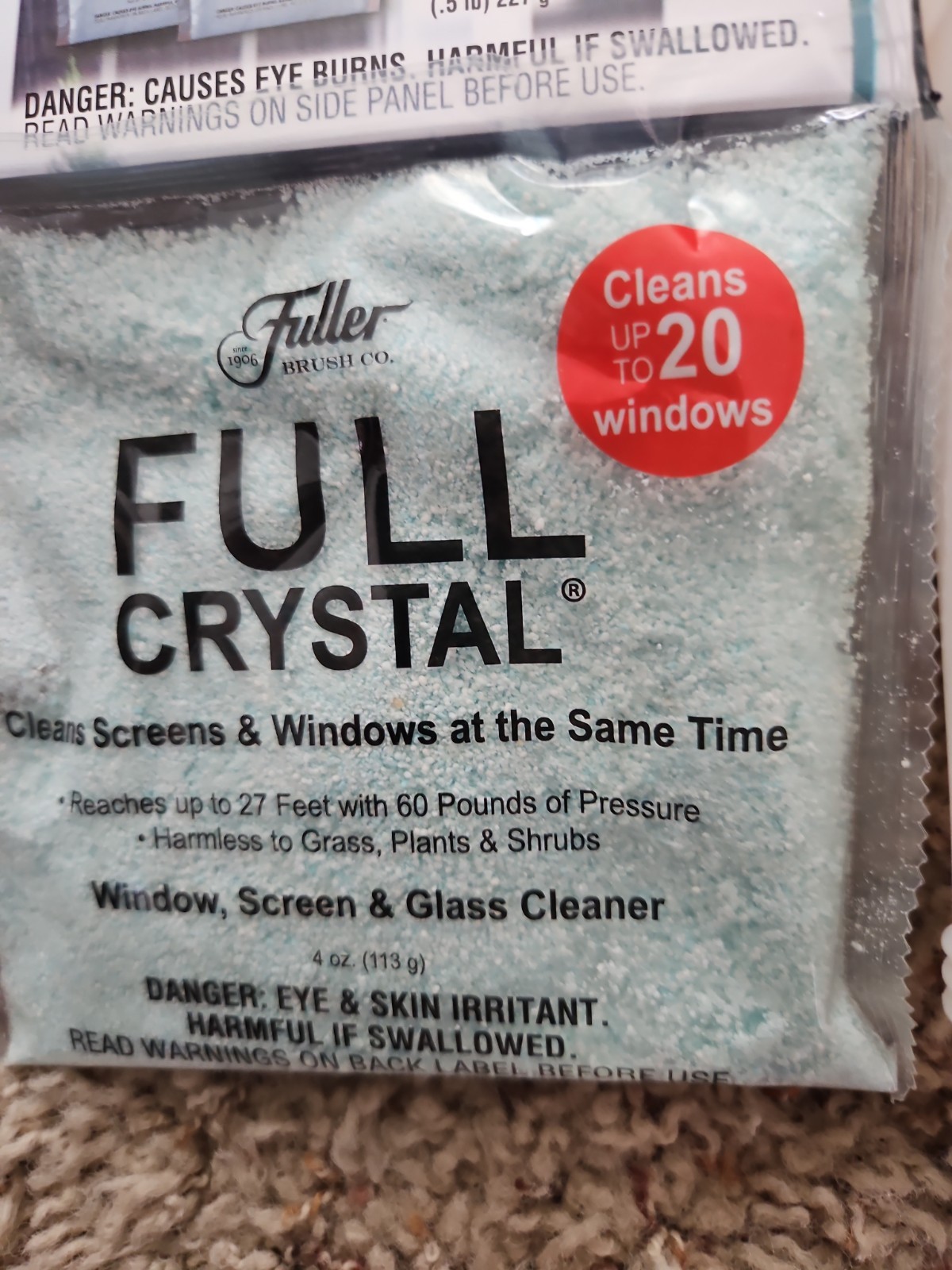 Fuller Brush FBFC-6 As Seen On TV Full Crystal Window & Glass Cleaner