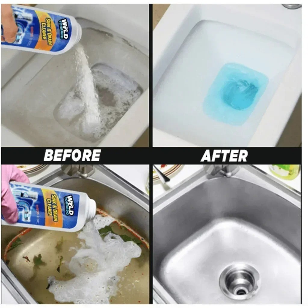 1~5x Wild Tornado Powerful Sink Drain Cleaner High Efficiency Clogging Cleaner