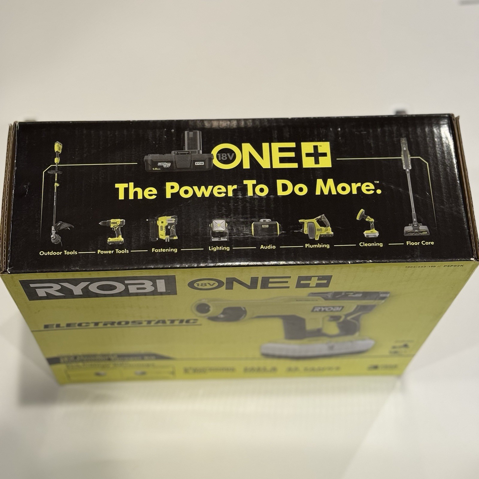 Ryobi ONE+ 18V Cordless Handheld ElectroStatic Sprayer Kit + BATTERY & CHARGER