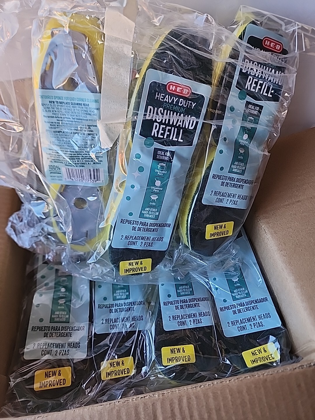 H‑E‑B Heavy Duty Premium Dishwand Refill 24 refills