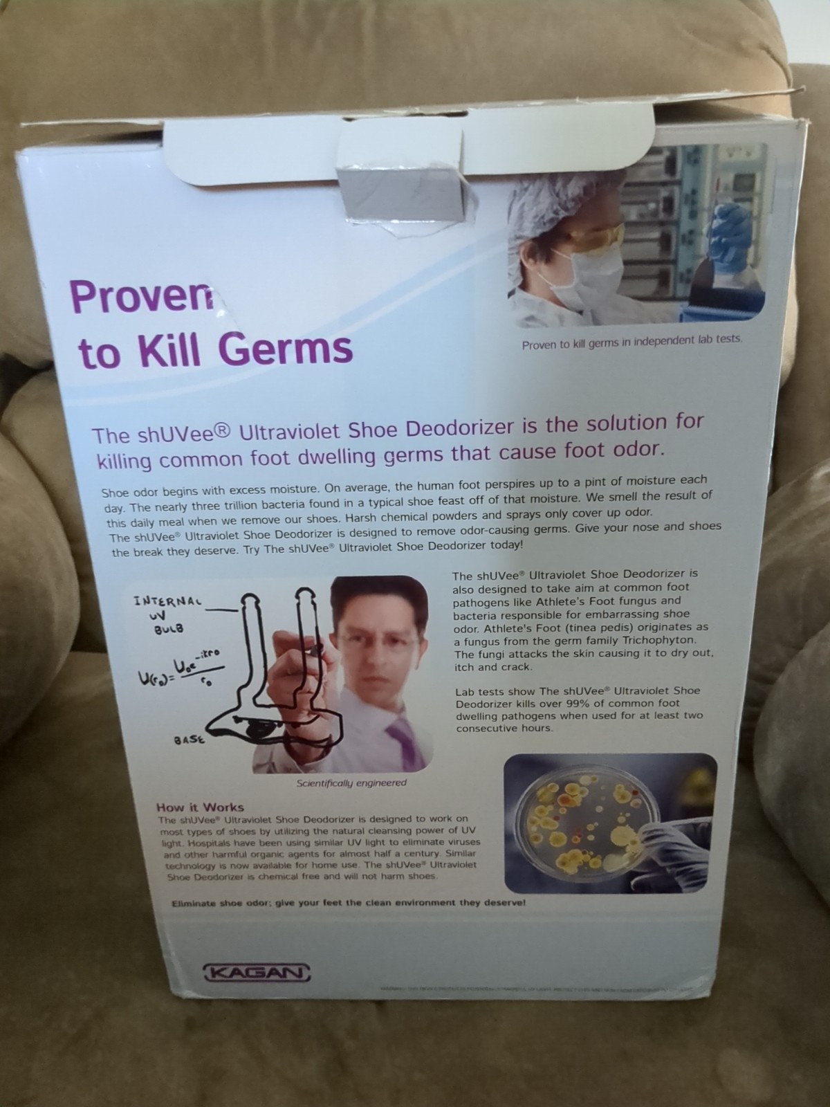 The SHUVEE Ultraviolet Shoe Deodorizer