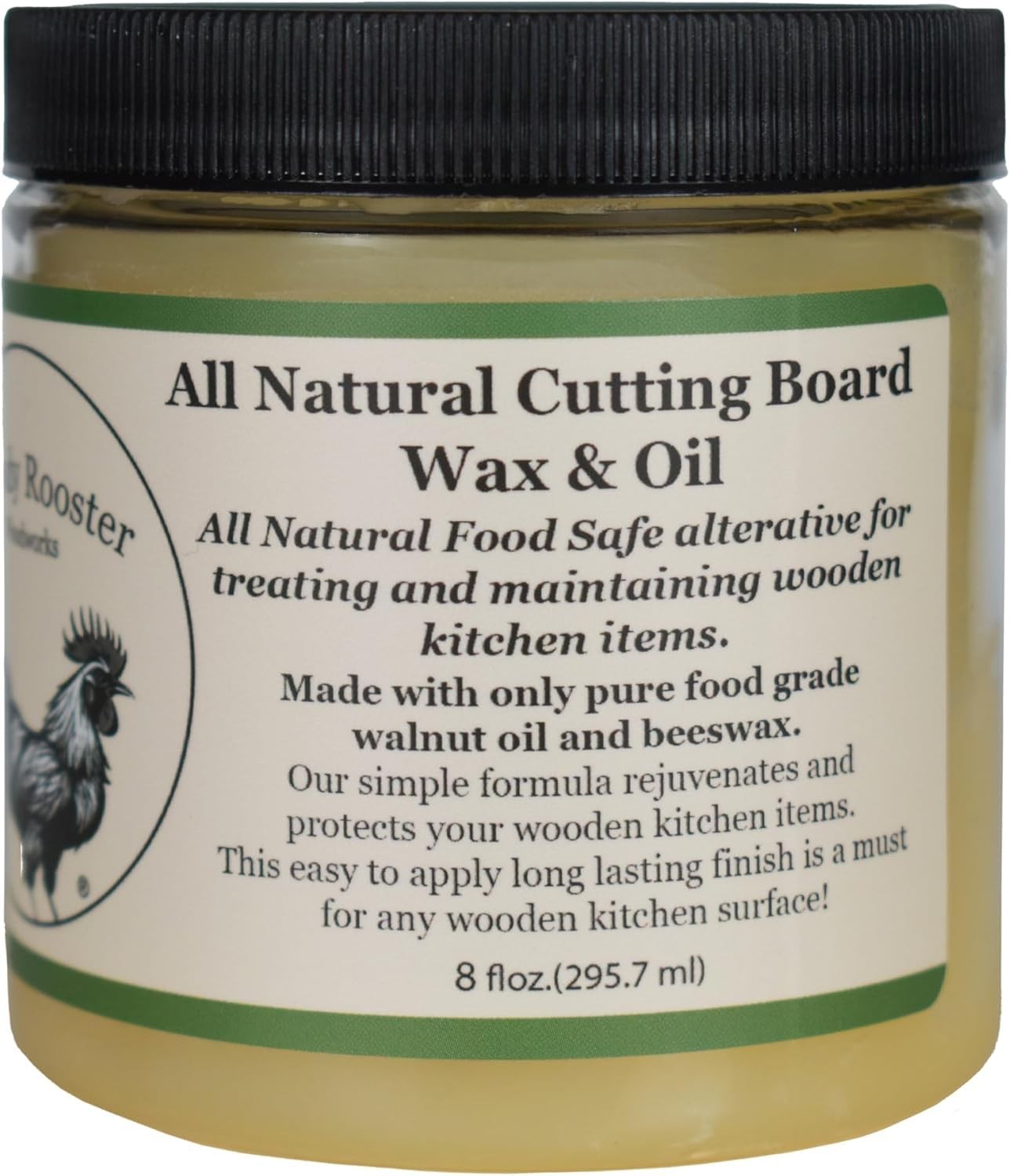 Refined Walnut Oil & Beeswax Cutting Board Oil & Conditioner, 8 fl.oz