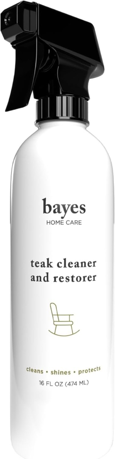 Teak Cleaner & Restorer 16 oz – Cleans, Shines, Protects Wood