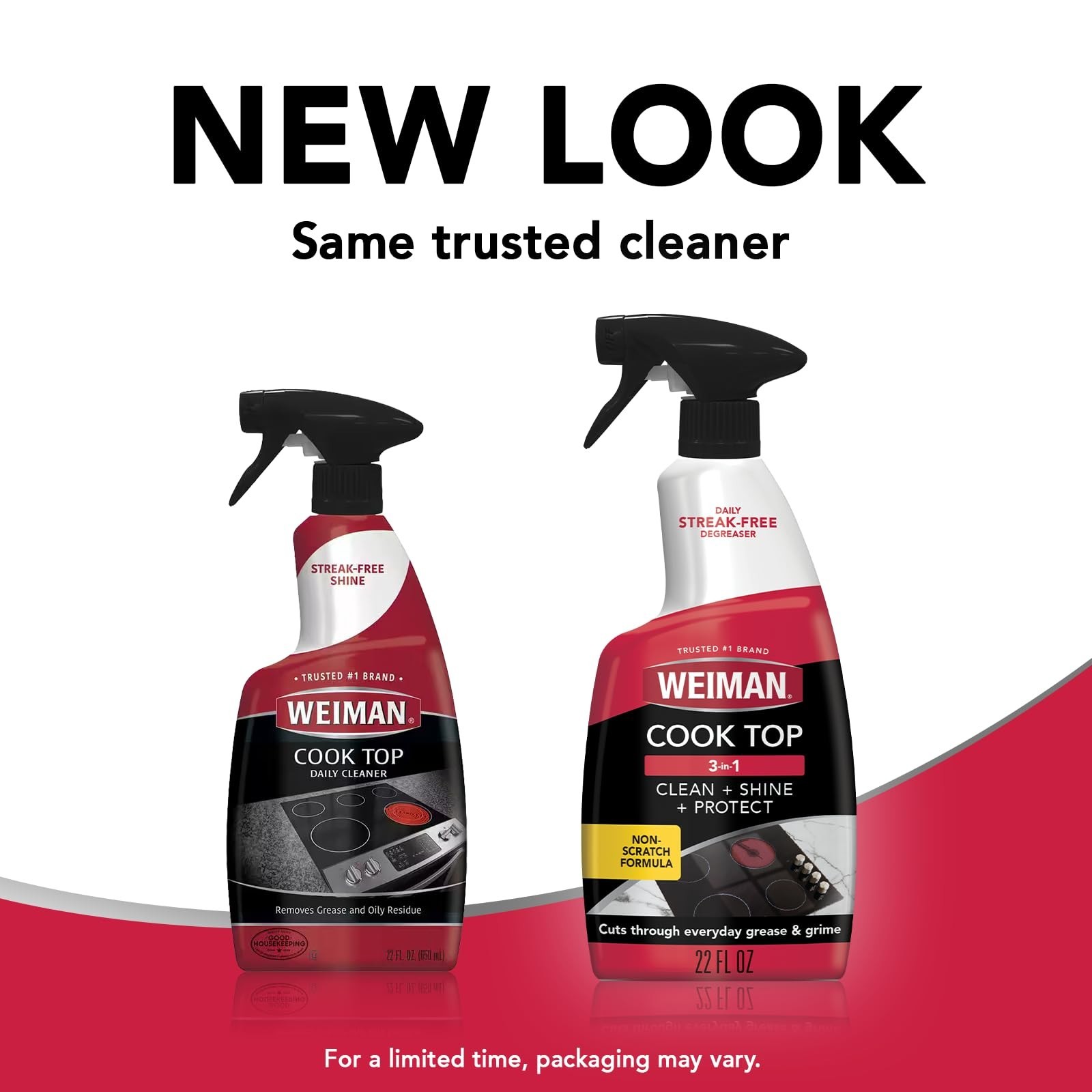 2-Pack Cooktop Cleaning Spray & Microfiber Cloth – Non-Abrasive Oven Cleaner, St