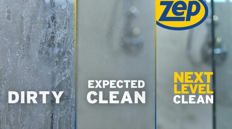 Zep Shower Tub and Tile Cleaner, Acidic Formula Better Than Bleach – 1 Gallon