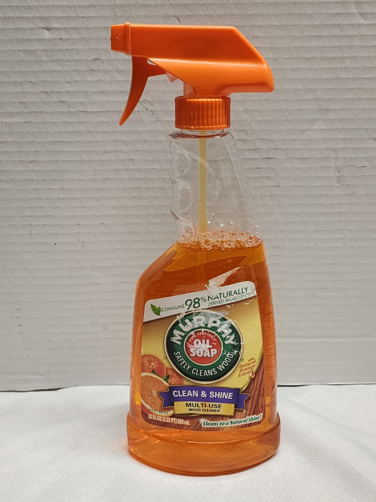 70% Full Murphy’s Oil Soap Clean & Shine Multi-Use Orange Wood Cleaner 22 oz