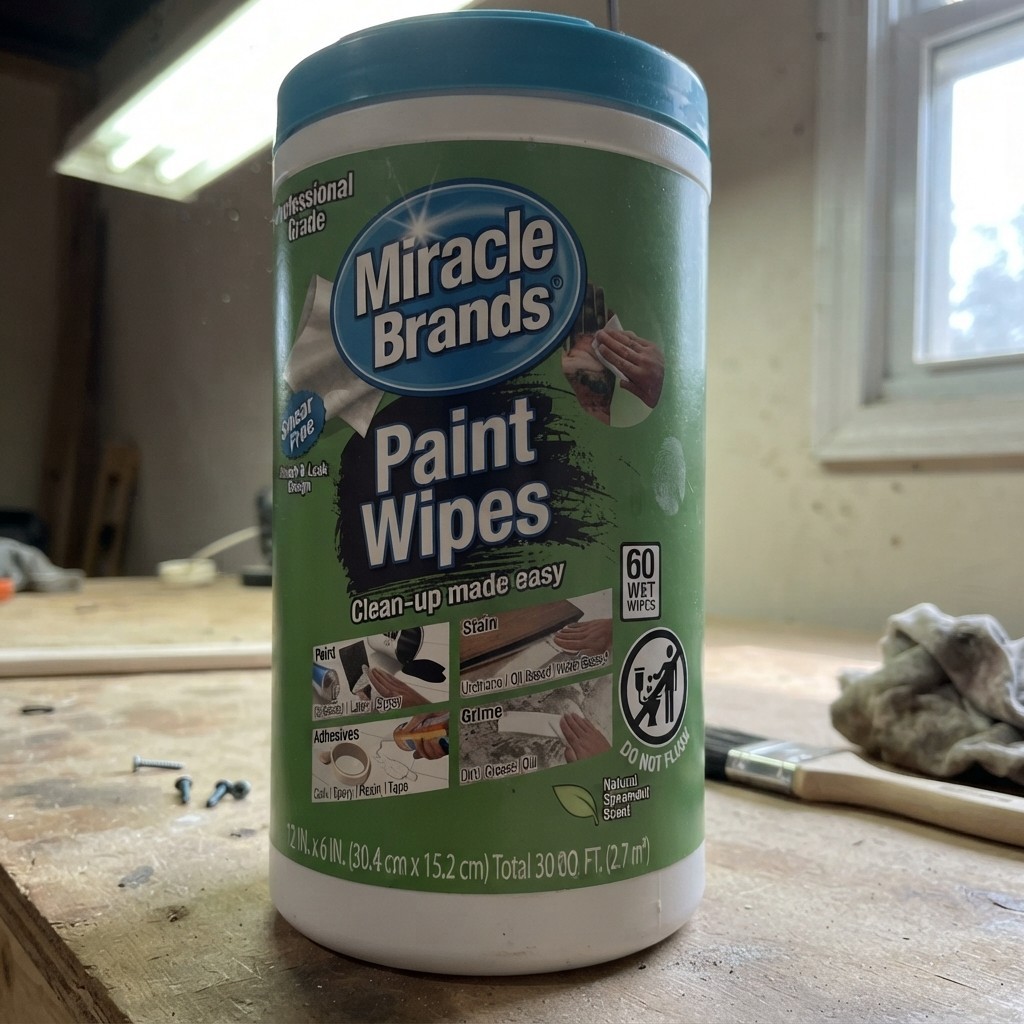 All-Purpose Miraclewipes: 60 Count for Tough Paint & Grime Removal – USA Made