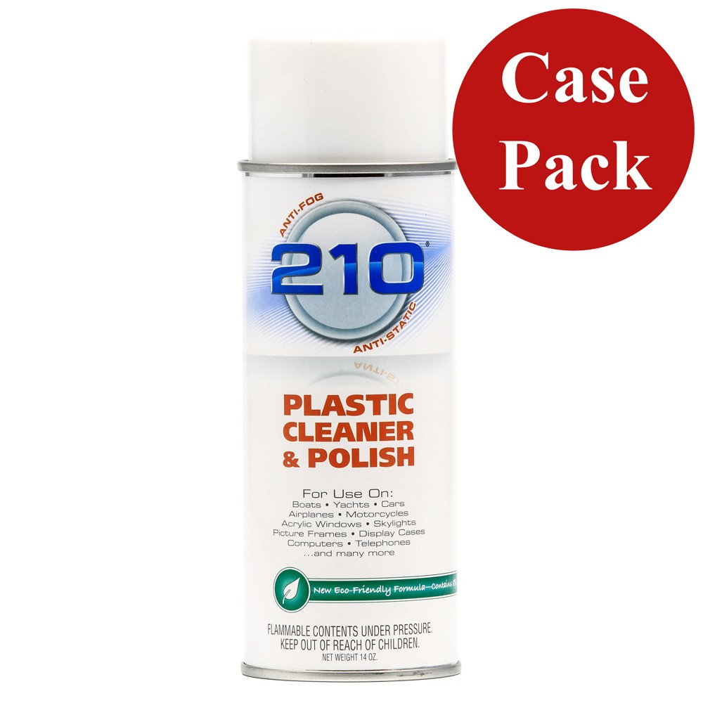Camco 210 Plastic Cleaner Polish – 14oz Spray – Case of 12