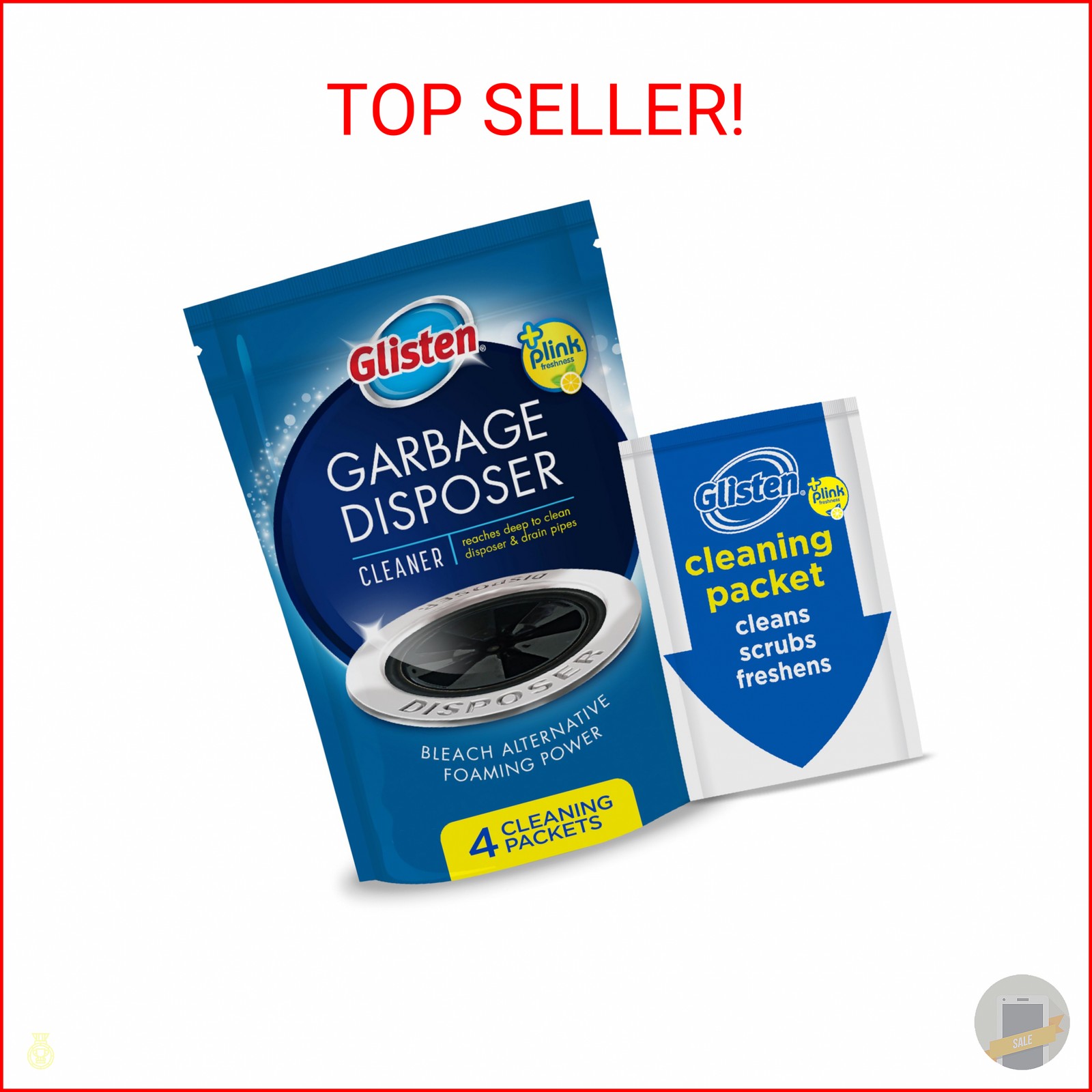 Summit Brands DP06N-PB Disposer Care Garbage Disposal Cleaner