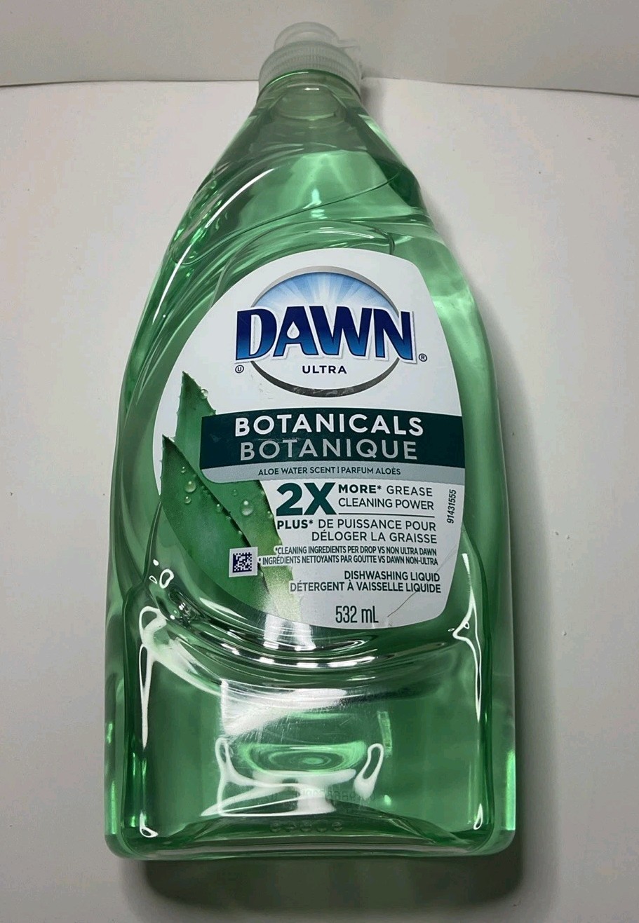 1x DAWN ULTRA BOTANICALS DISH SOAP 17.98 FL OZ (532 mL) ALOE WATER SCENT