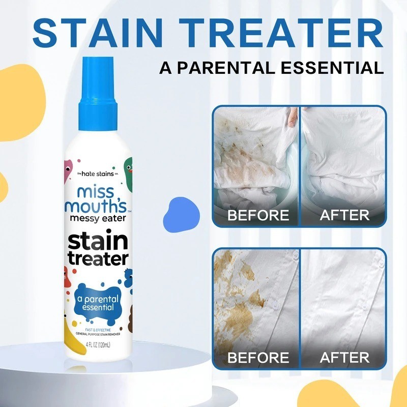 Miss Mouth’s – Messy Eater Stain Treater Spray 4 fl oz – Stain Remover