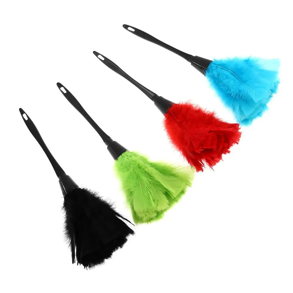 Turkey Feather Duster Anti-Static Cleaning Dust Car Dashboard Microfiber Duster