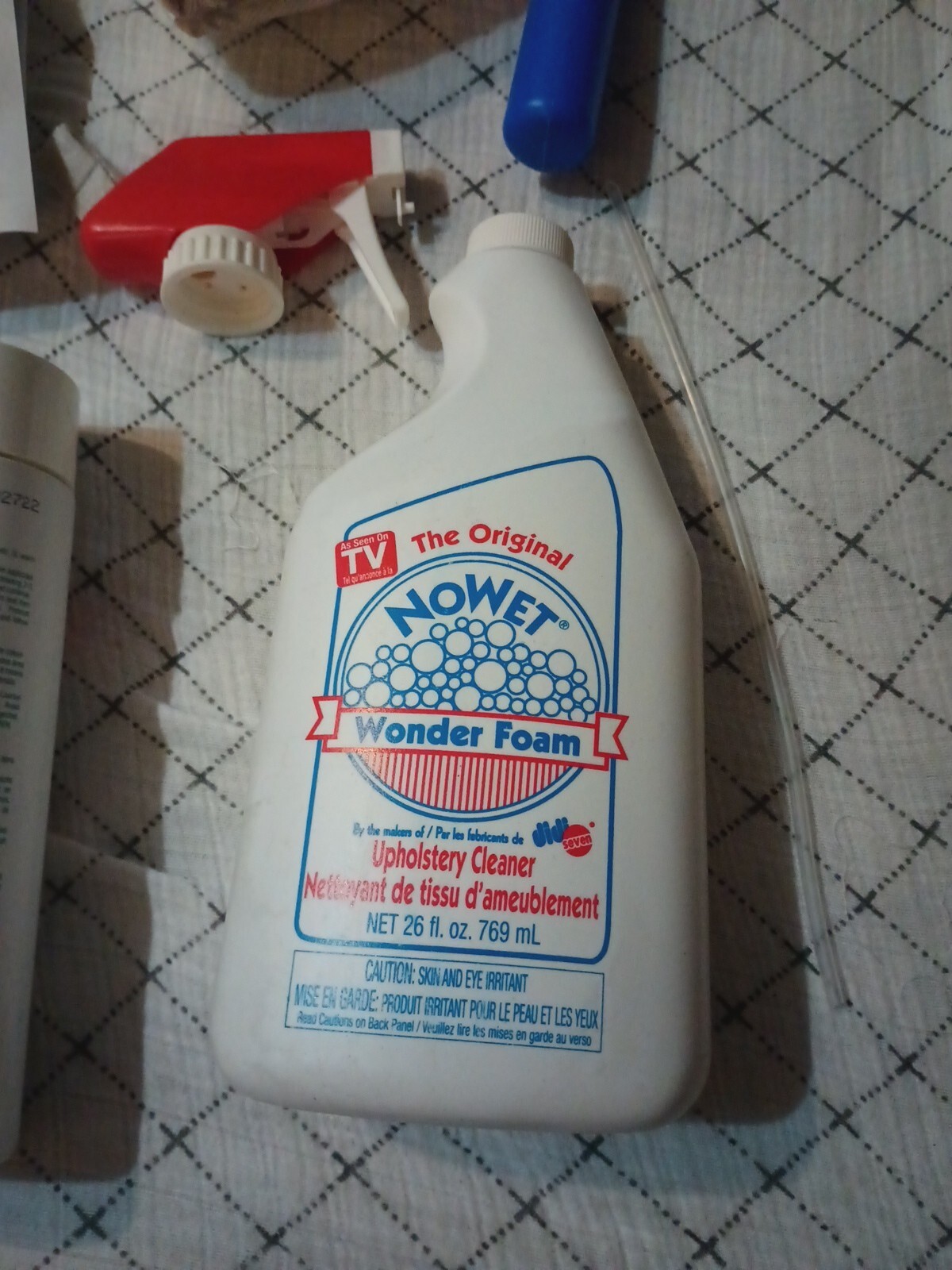 NEW NoWet Wonder Foam Carpet upholstery Cleaning Kit Complete