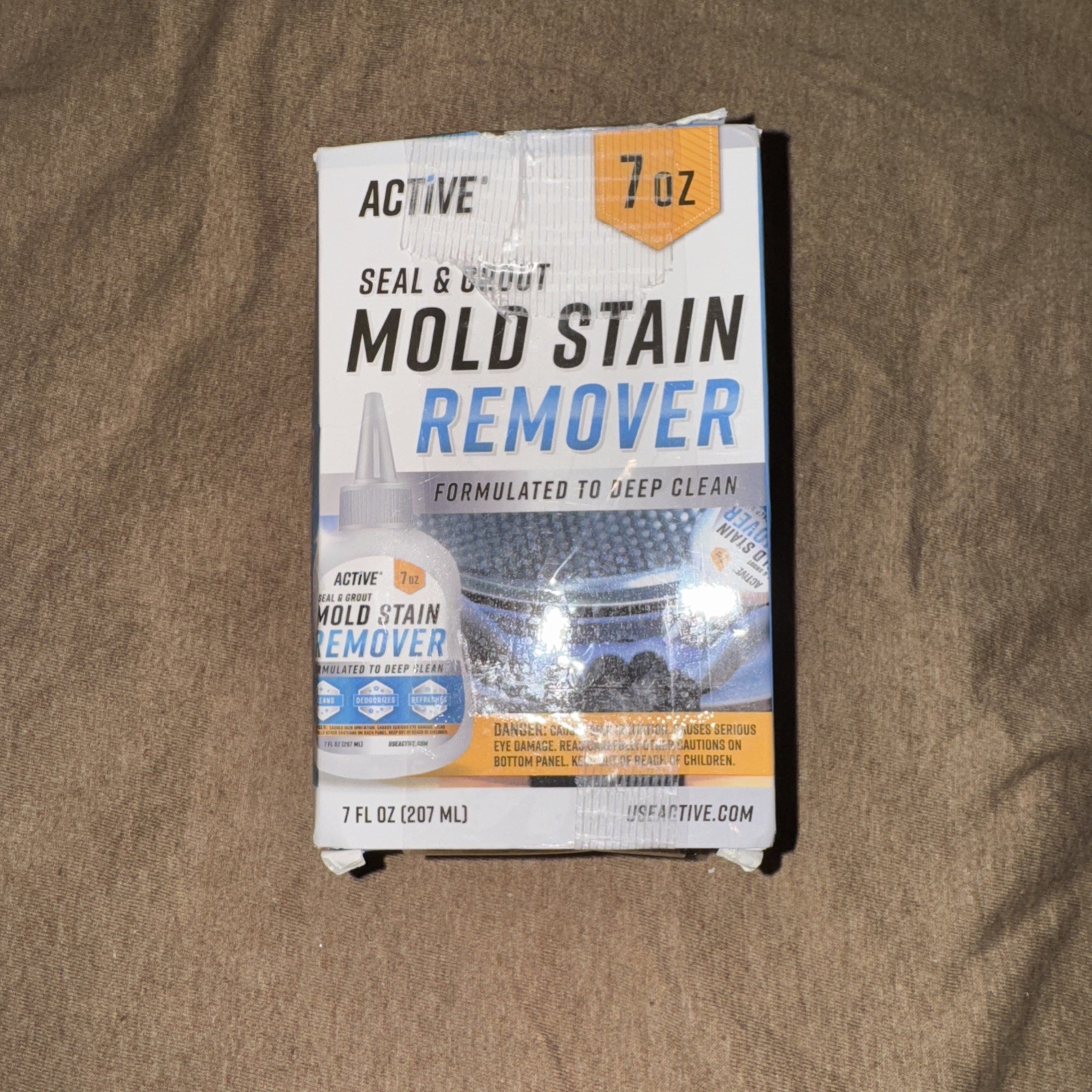 Active Mold Stain Remover Seal Grout Deep Clean 7oz