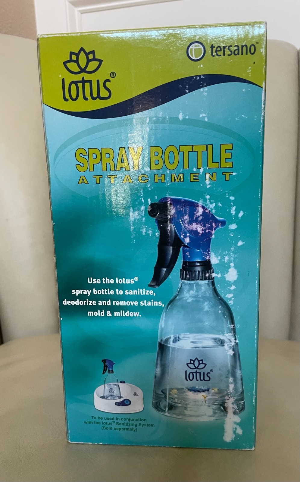 Tersano Lotus – Replacement Spray Bottle ONLY Model LSA200 – BRAND NEW in BOX