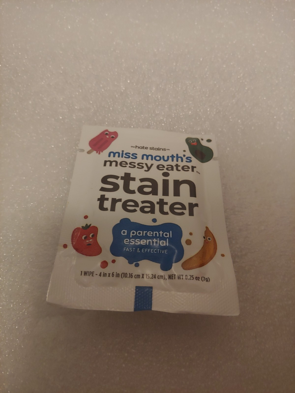 Miss Mouth’s Messy Eater Stain Treater Wipes – 5 Pack, Individually Wrapped