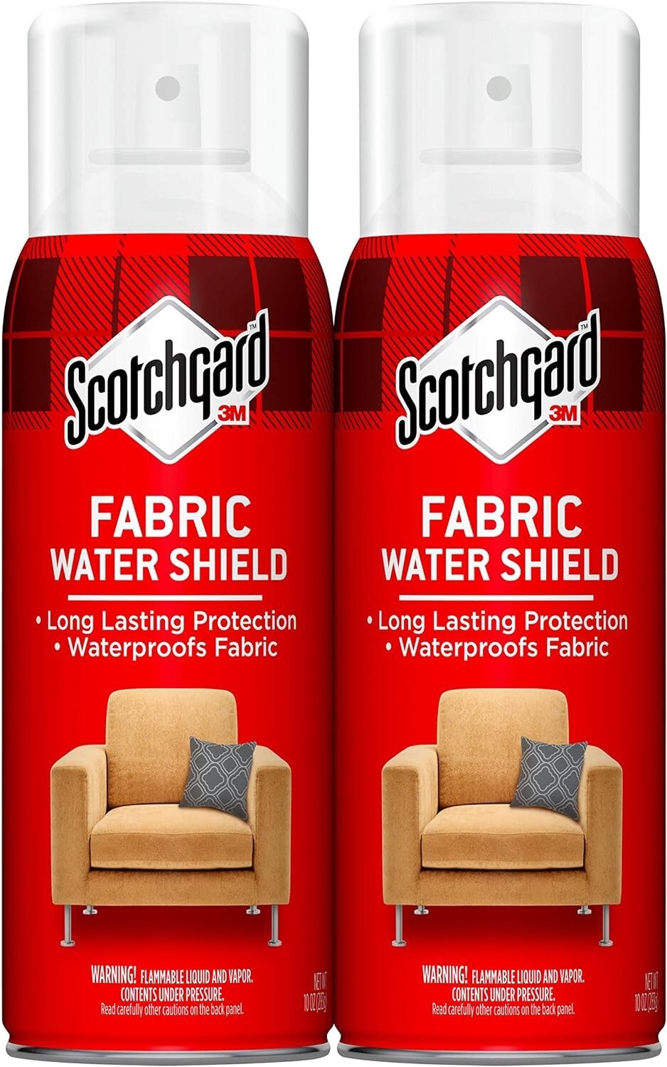 1 pk or 2pk Scotchgard Fabric Water Shield Clothing Water Repellent Spray 10oz