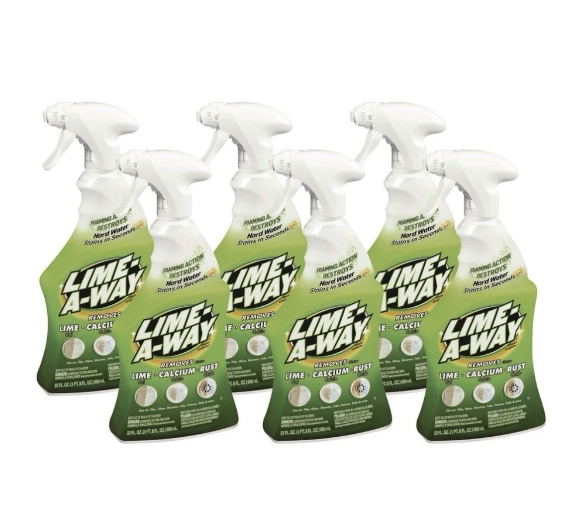LIME-A-WAY 87103 22 oz. Spray Bottle Lime, Calcium and Rust Remover (6/CT) New