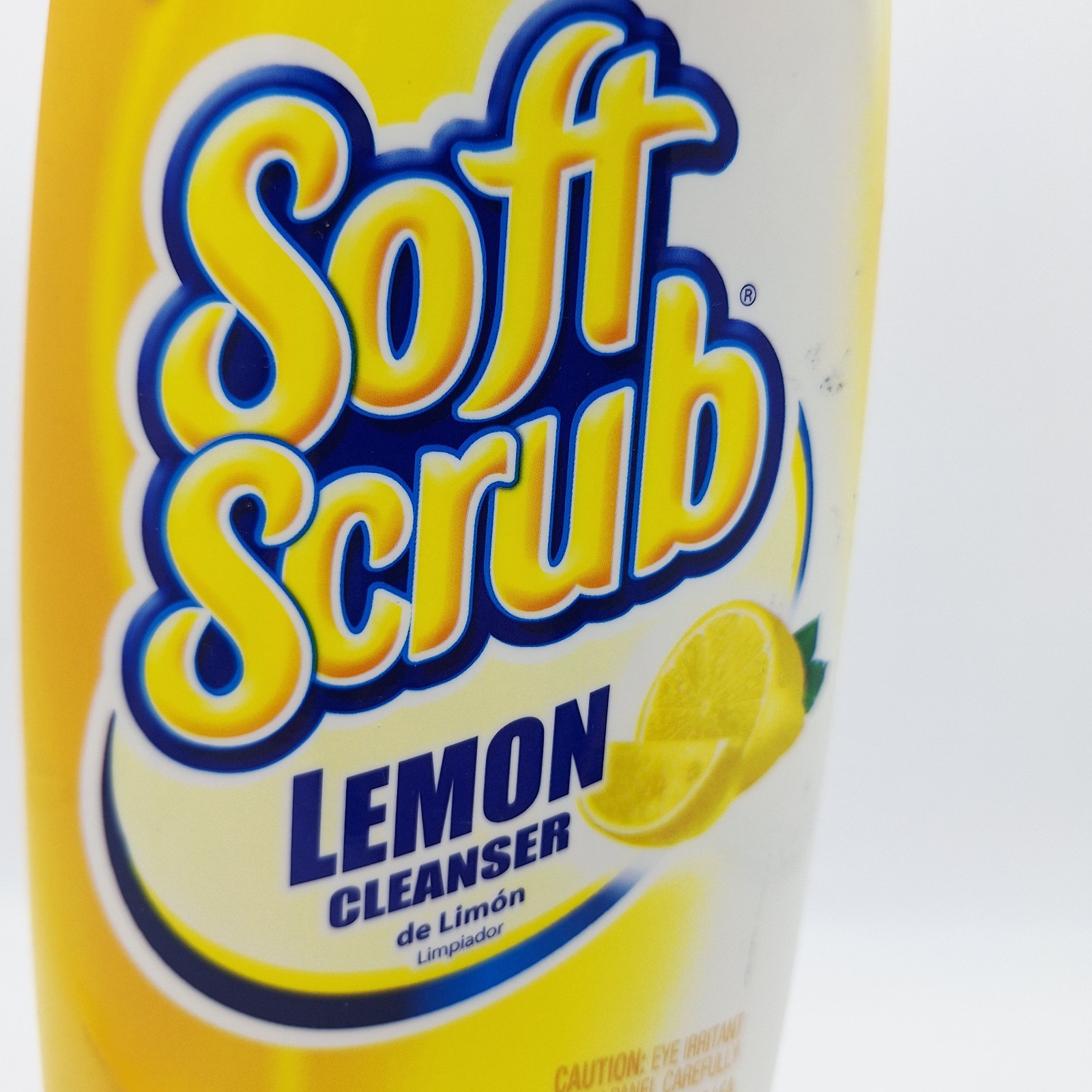 Soft Scrub LEMON Scent Heavy Duty Cleaner 1lb 10oz Bottle Advanced Formula 26oz