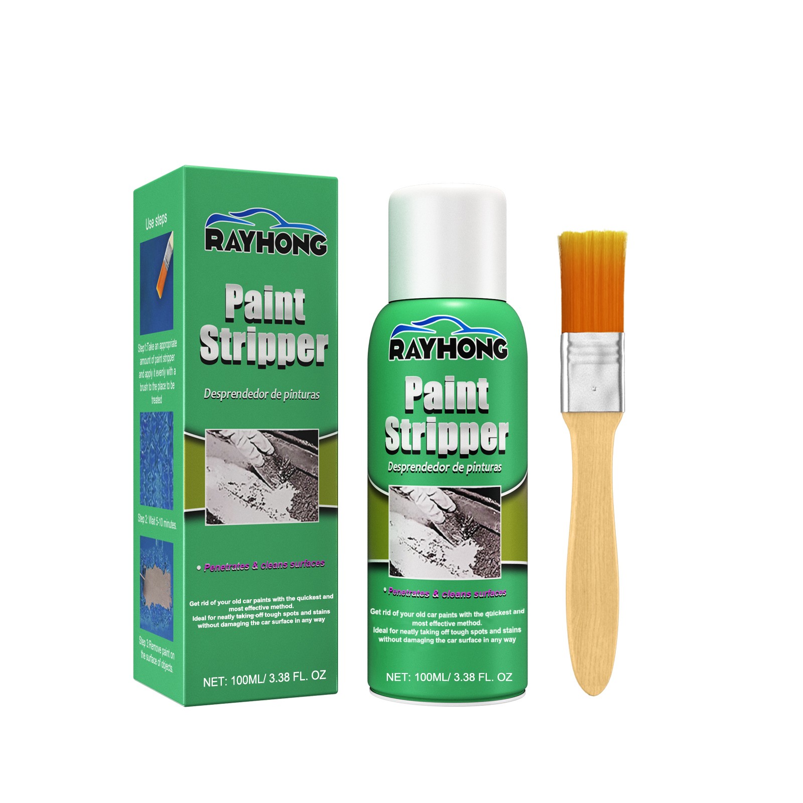 Stripping Paint Remover – Auto Wheel Metal Surface Non Trace Cleaning 🚗