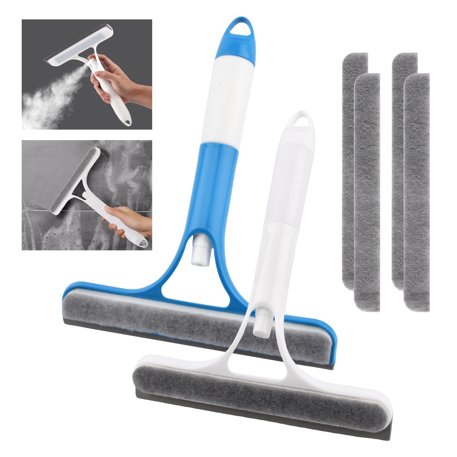 Window Squeegee Cleaner Sponge Car Cleaning Tool for Gas Station,Home,Car,Glass