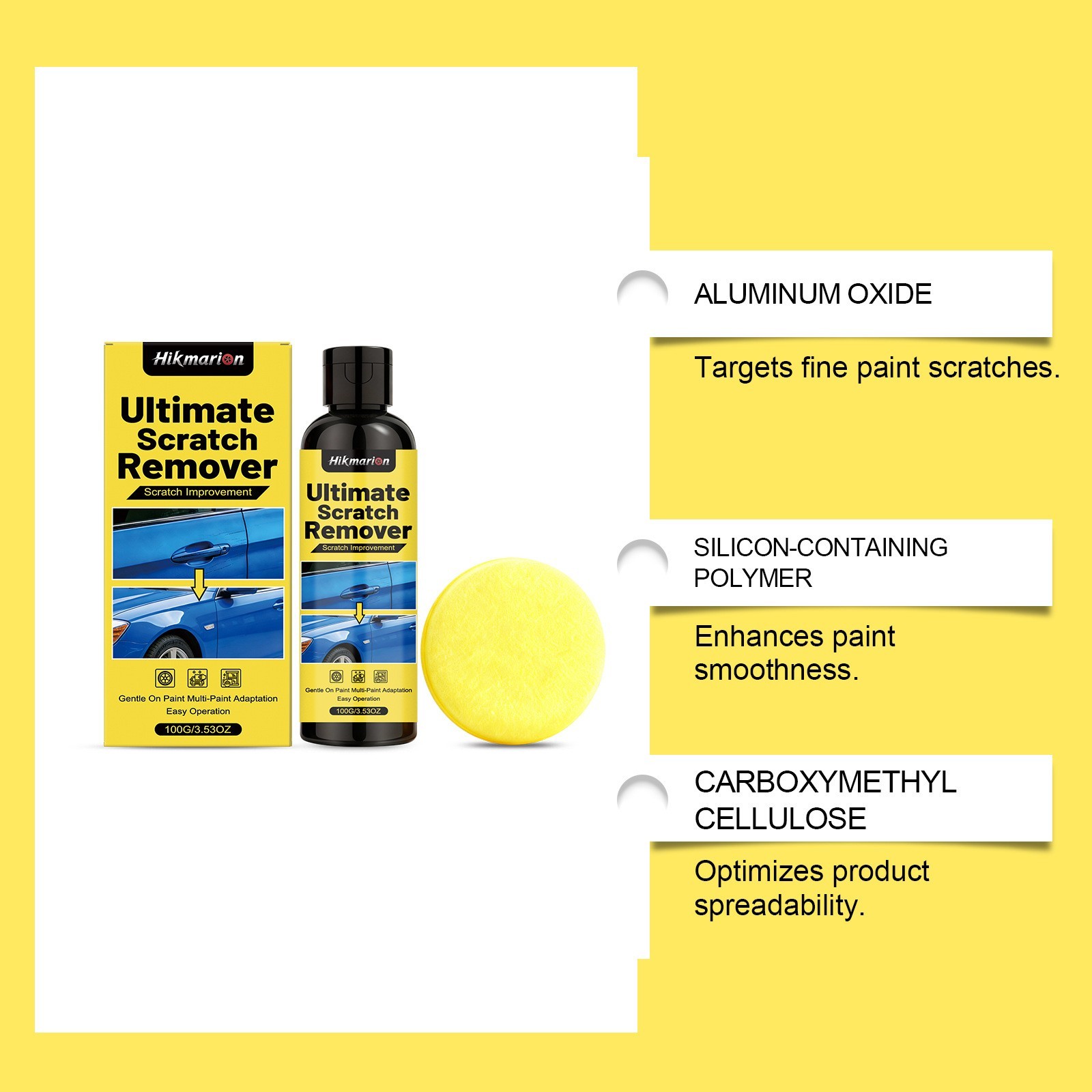 NanoPolix Scratch Remover – Eliminate All Car Scratches In 60 Seconds, Nano Poli