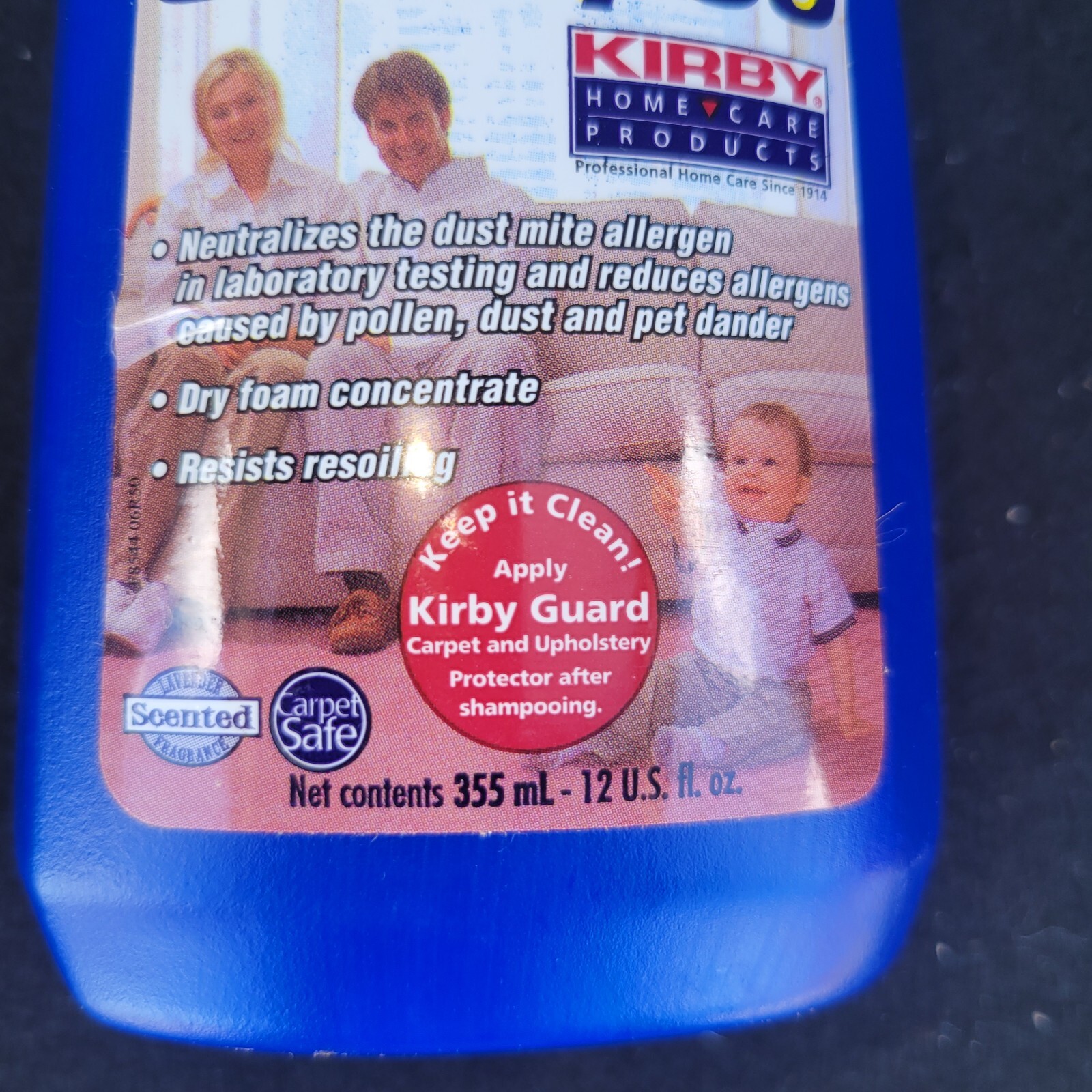 Kirby 32 fl oz Home Care Products Carpet Shampoo Allergen Control Formula 252702