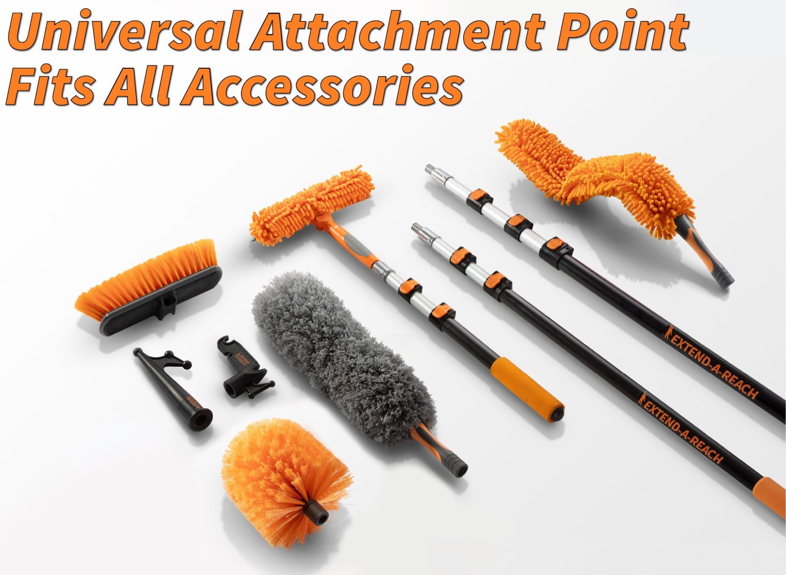 30ft High Reach Duster Kit with Telescopic Pole – Cobweb & Ceiling Fan Cleaner