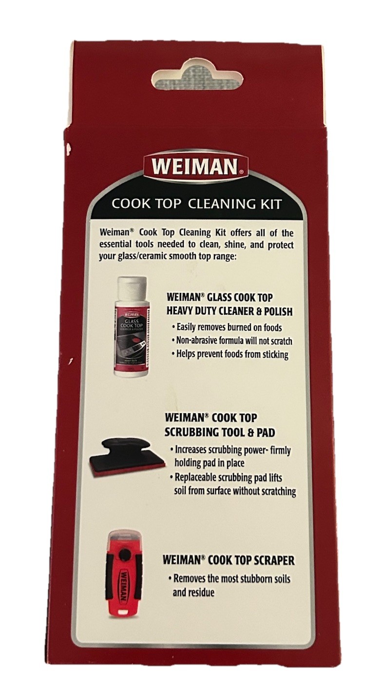 Weiman Trusted #1 Brand Complete Cook Top Cleaning Kit