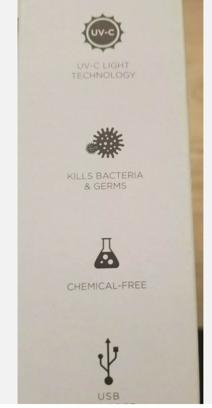 NEW Vei Oli UV-C Portable Sanitizer Collapsible Home Bag Kills 99.9% Of Bacteria