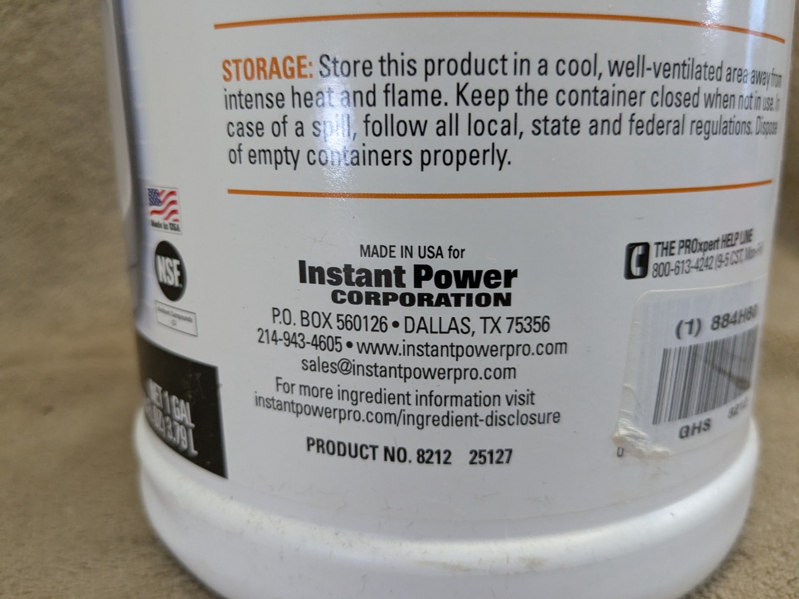 Instant Power Professional 8212 Urine Salt Dissolver, 1 Gal, Mint Fragance
