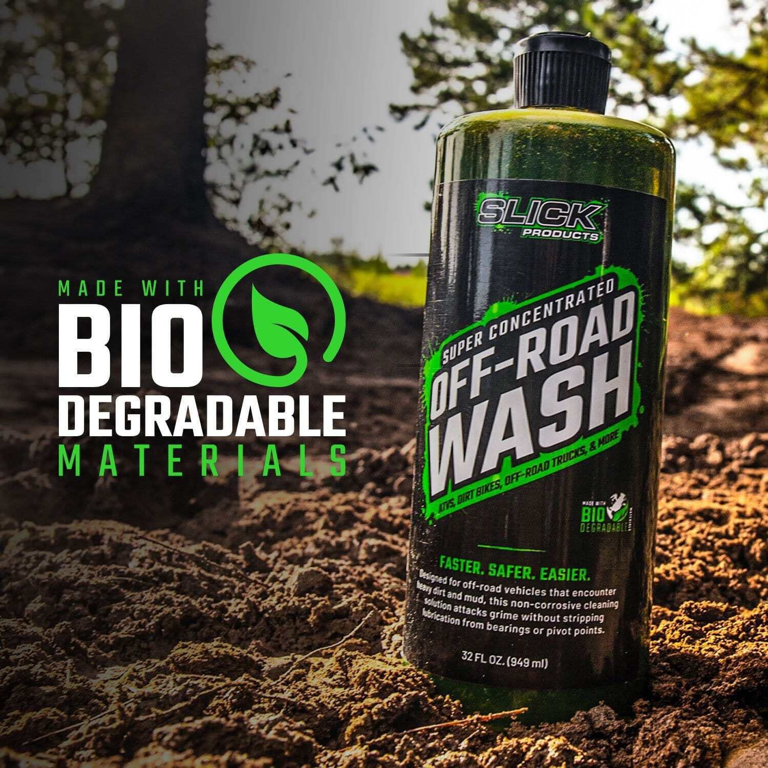 Slick Off-Road Wash Foam Cleaner 32oz for Dirt Bikes UTVs Trucks