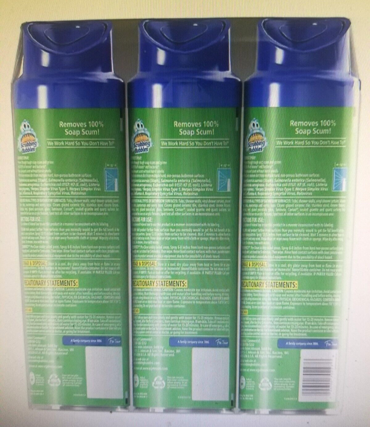RAINSHOWER SCRUBBING BUBBLES MEGA SHOWER FOAMING BATHROOM CLEANER (3 PK , 20 OZ)
