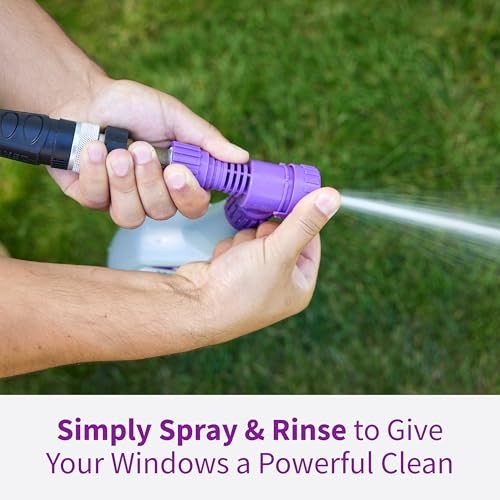 Rejuvenate High Performance Outdoor Window Spray And Rinse Cleaner Hose End