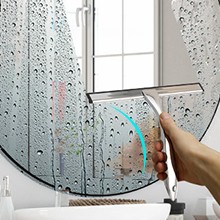 All-Purpose Stainless Steel Shower Squeegee for Shower Glass Door with 2