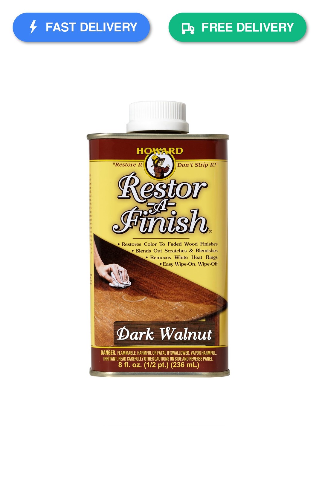 HOWARD – Restor-A-Finish: Restore Your Dark Walnut Wood Finishes Repair…