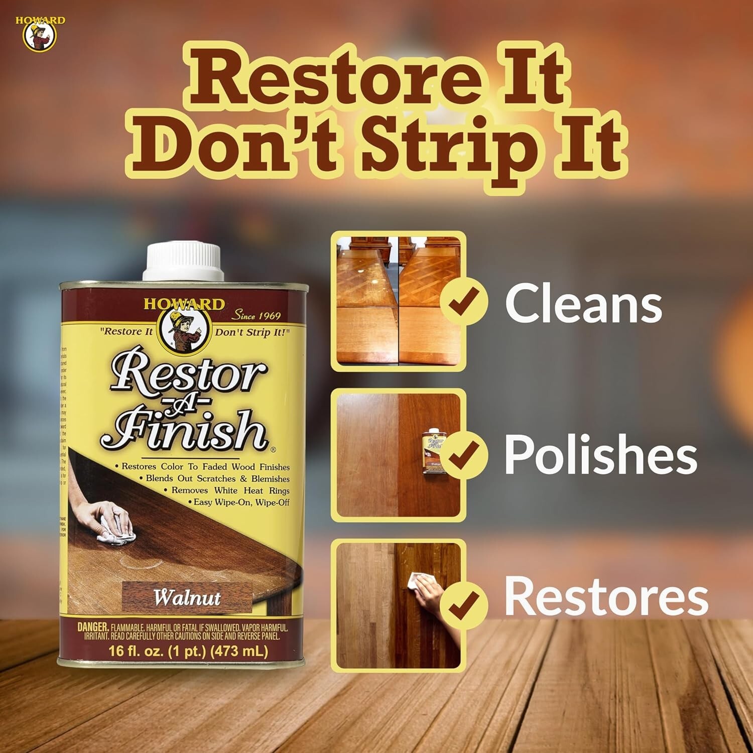 Versatile Cherry Wood Restor-A-Finish Spray – For All Light Reddish Shades