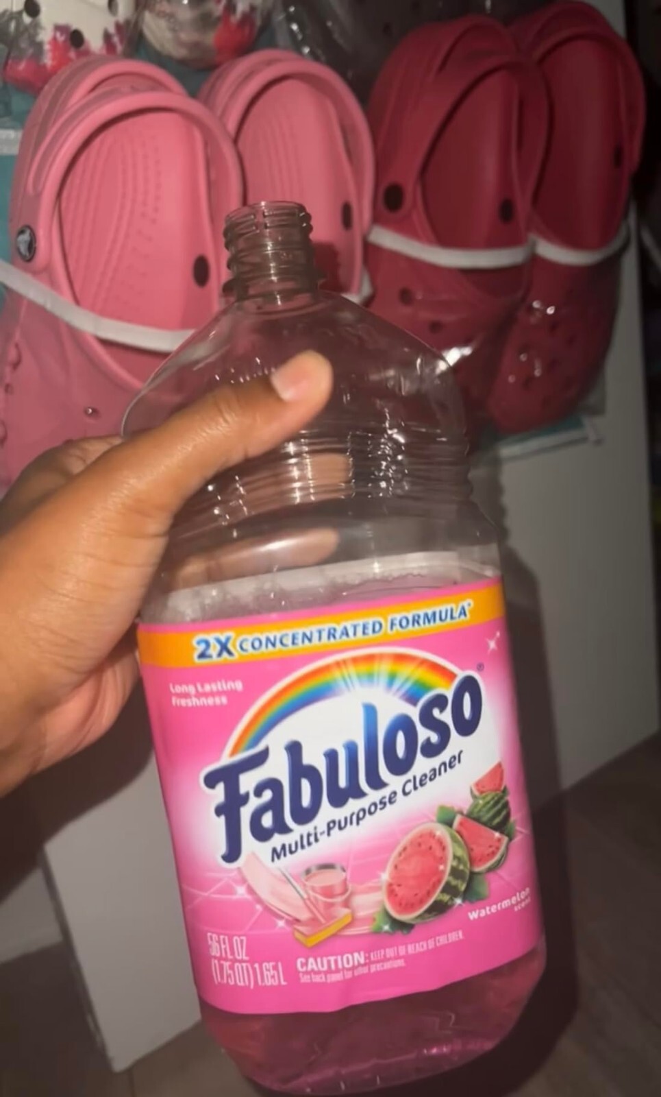 Fabuloso Multi-Purpose Cleaner, 2X Concentrated Formula, Watermelon Scent, 56 Oz