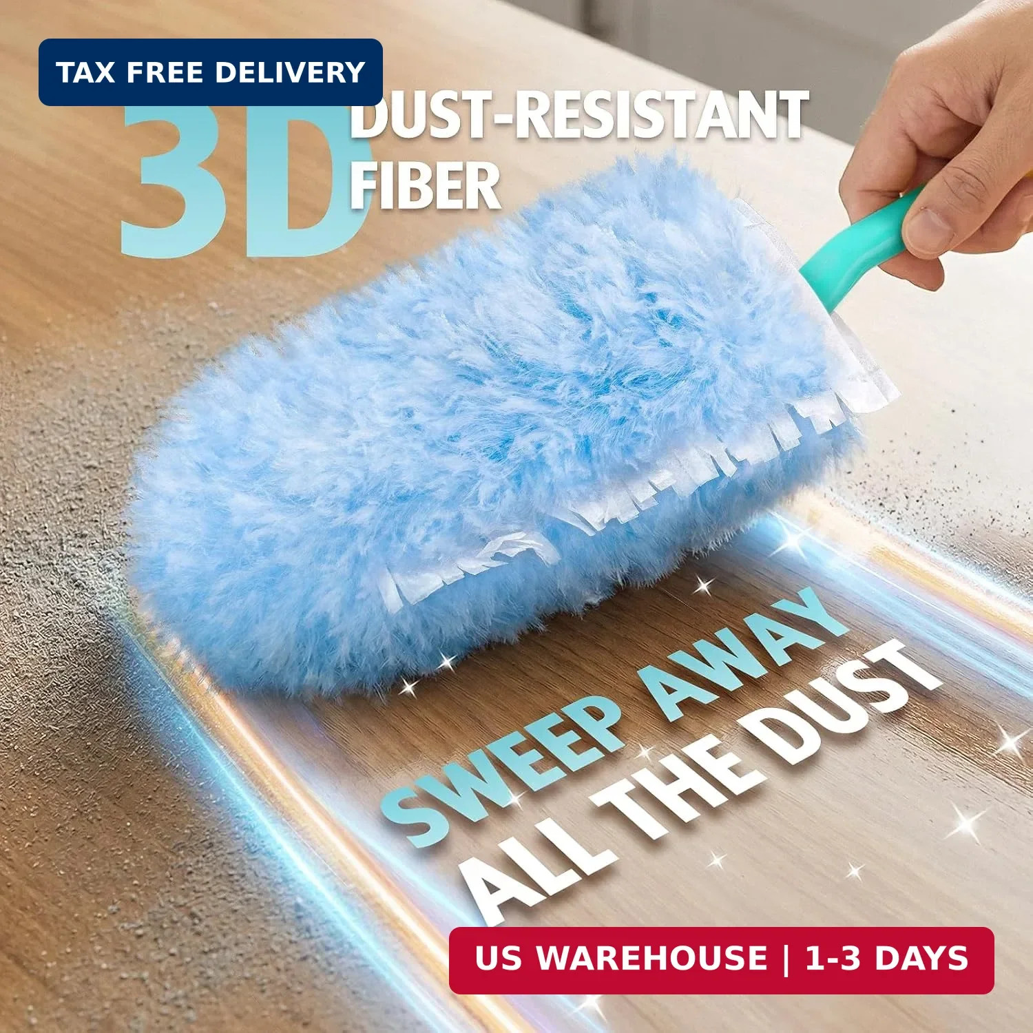 Duster Refill for Swiffer Duster, 30 Count Heavy Duty 2 Side 360° Duster Refills