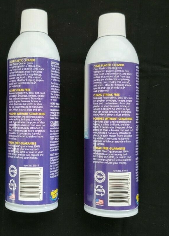 Invisible Glass 91014 19-Ounce Screen and Plastic Cleaner Protectant 2 Pack