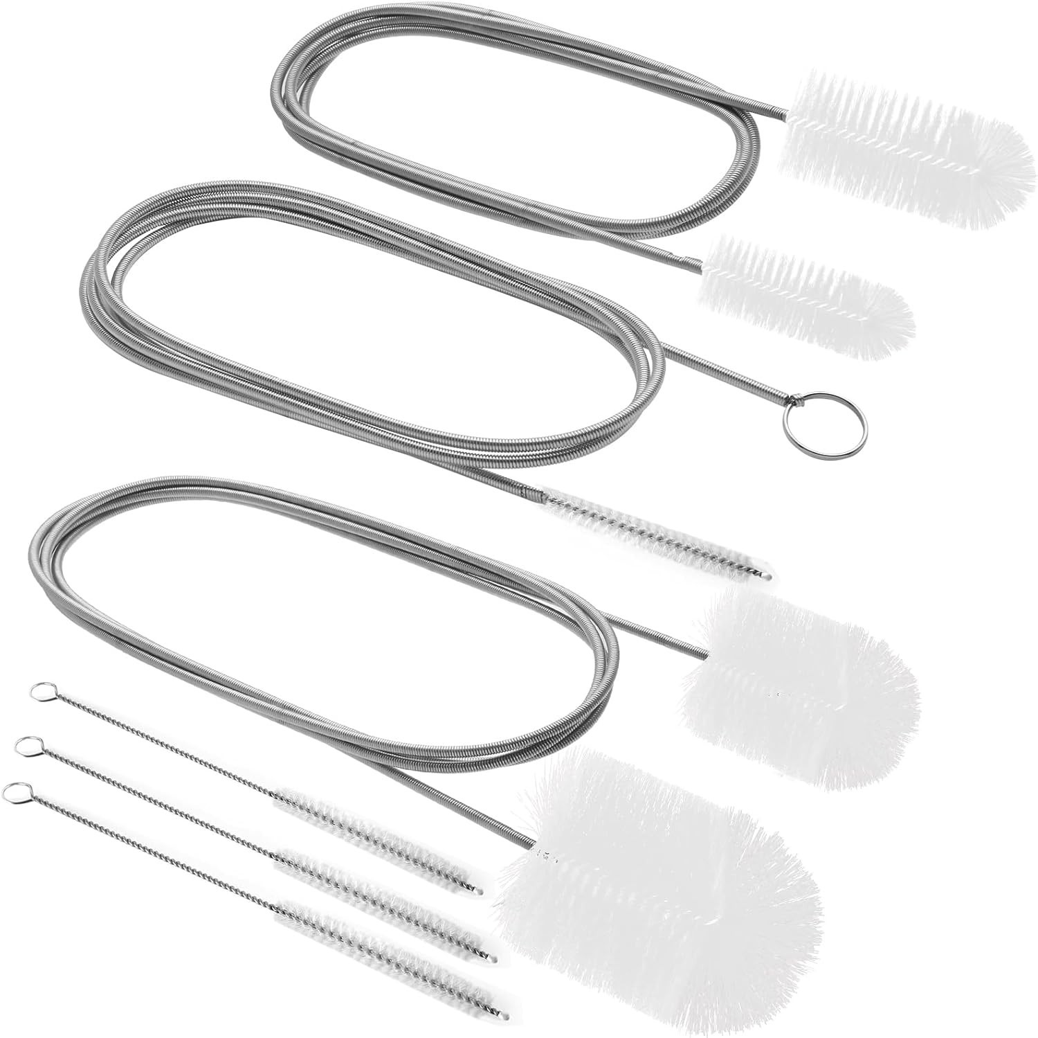 6Pcs Flexible Drain Brush 78 Inch Pipe Cleaning Brush 63 Inch drain cleaner b…