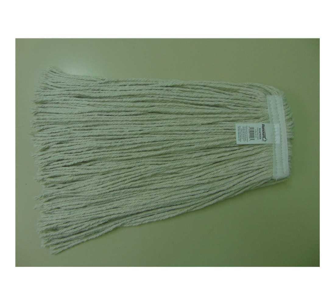 24 oz. 4-Ply, 1 in. Headband Natural Cotton Cut End Mop Head OFF WHITE – pack of